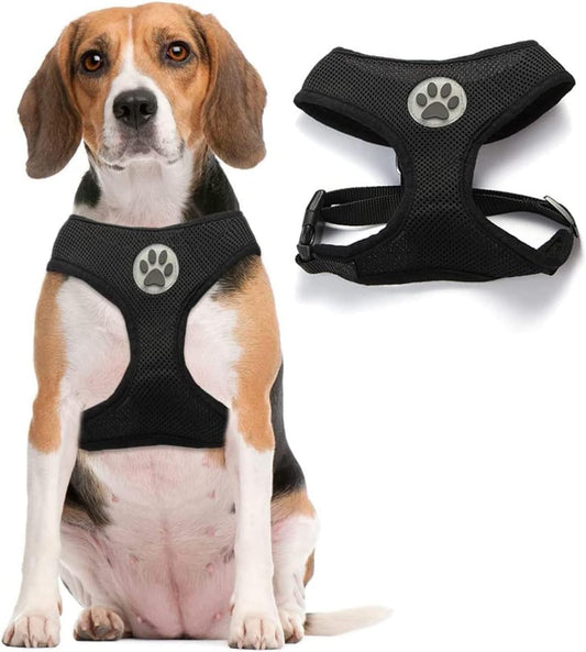 Small Dog Harness - Breathable Mesh Puppy Cat Harnesses - No Pull Adjustable Dog Harness Dog Vest Harness for Small and Medium Dogs
