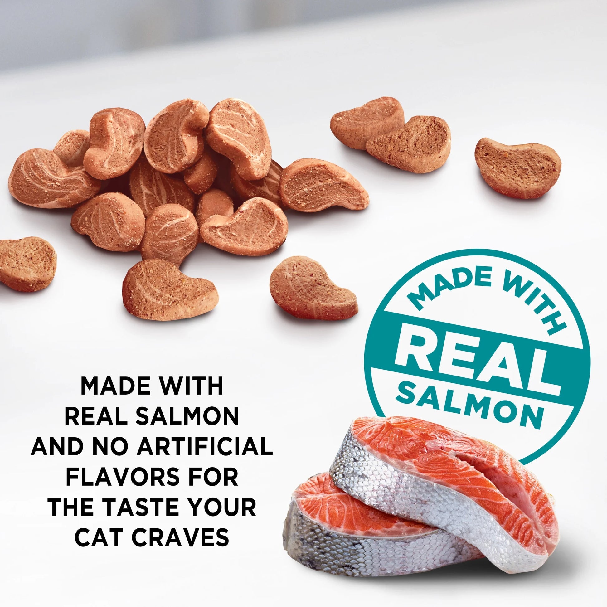 (5 Pack)  Irresistibles Soft Cat Treats with Salmon, 12 Oz Bag