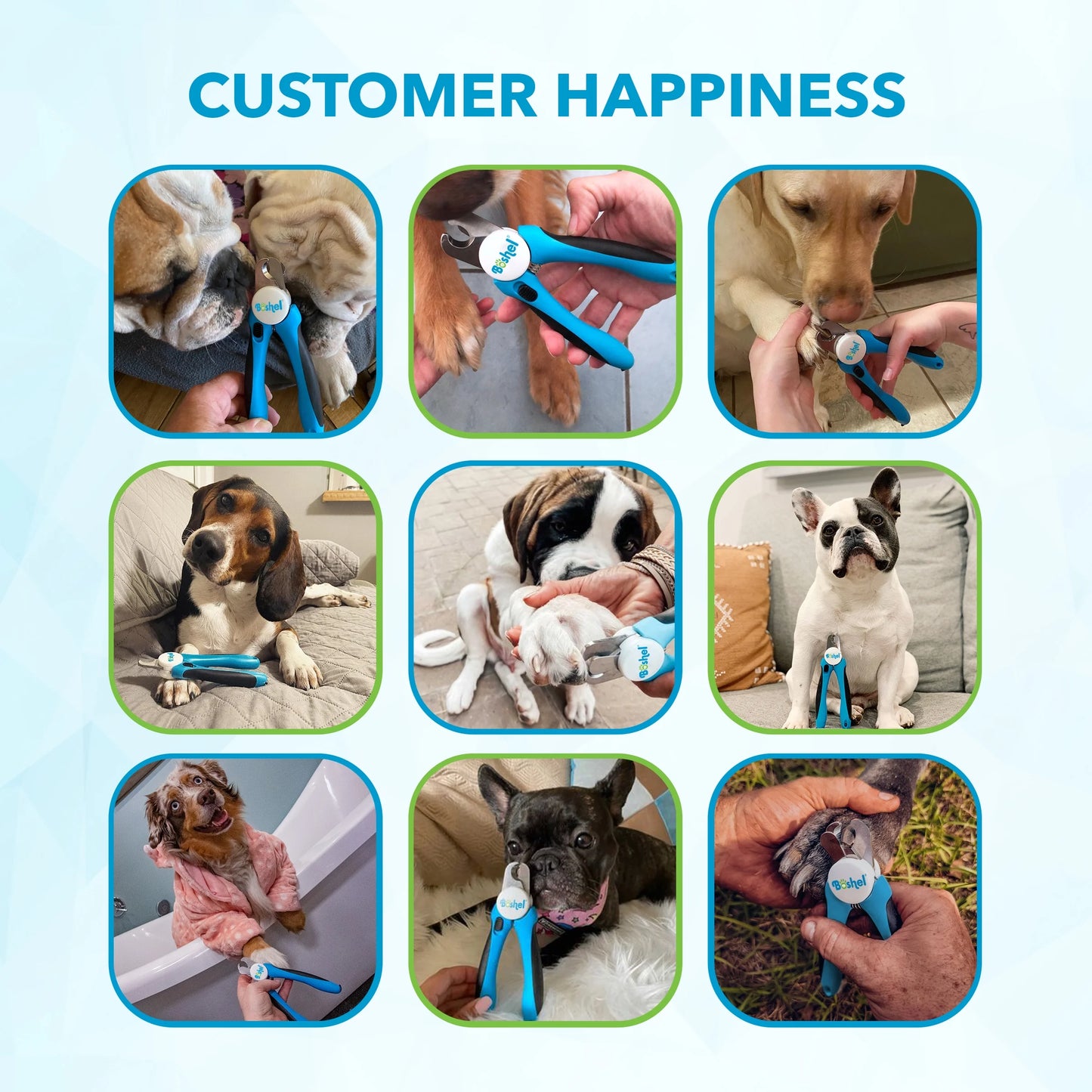 Dog Nail Clippers, Pet Nail Trimmers for Large Dogs with Safety Guard and Toenail File, 1 Count