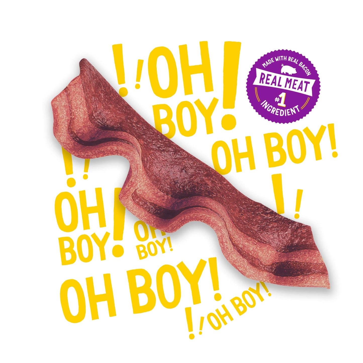 (4 Pack) Purina  Strips Dog Treats with Real Bacon & Beef Flavors Tender Chews, 25 Oz Pouch
