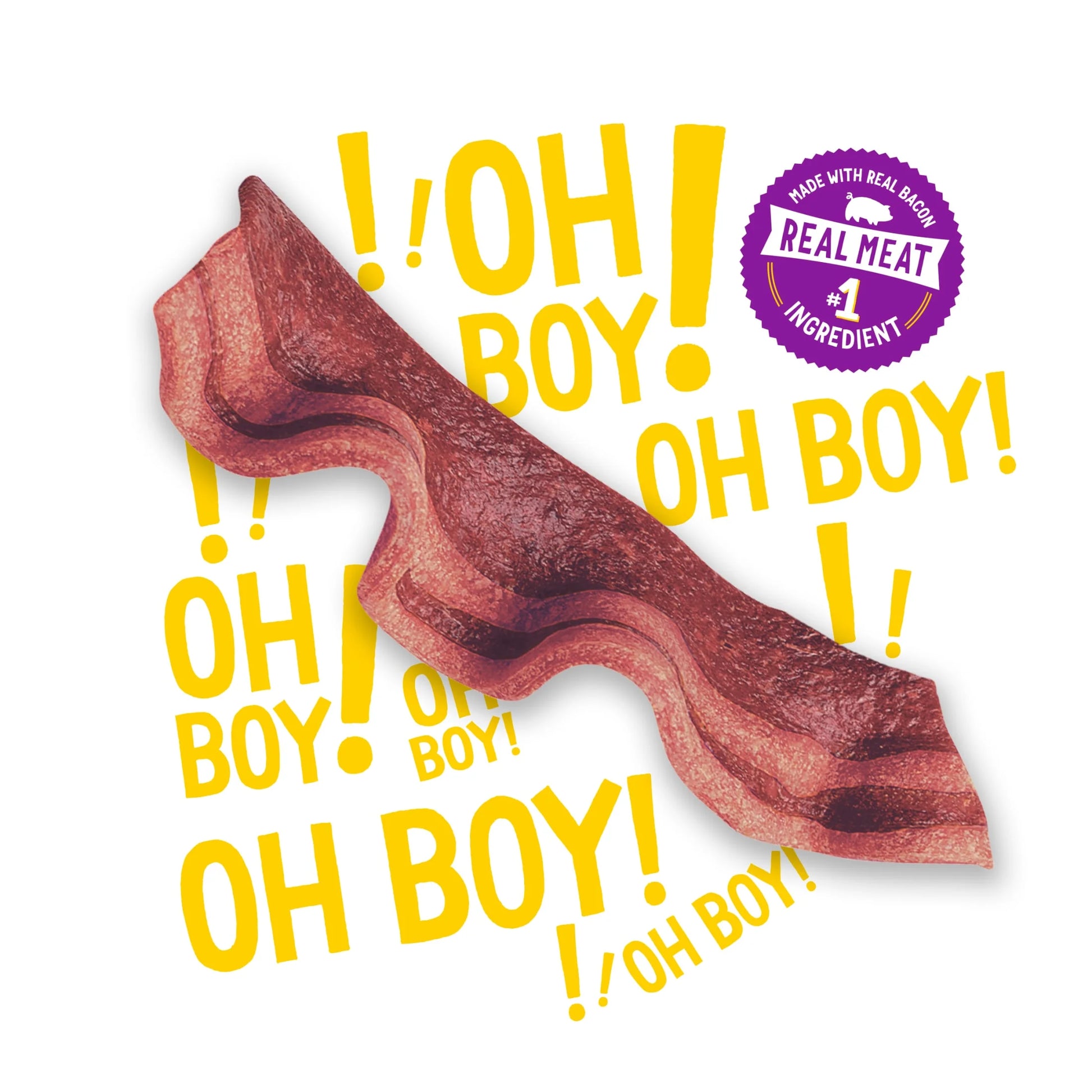 (4 Pack) Purina  Strips Dog Treats with Real Bacon & Beef Flavors Tender Chews, 25 Oz Pouch
