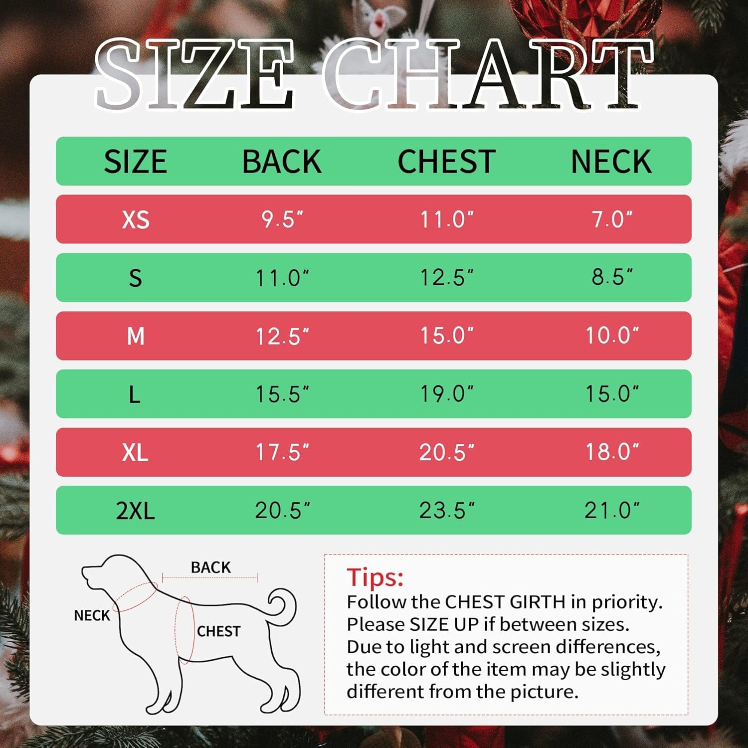 Dog Christmas Reindeer Sweater Pet Winter Elk Bells Sweaters for Small Dog and Cat (S, Green)