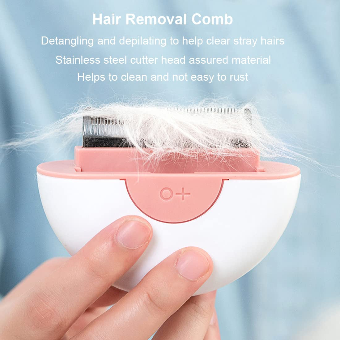 Cat Comb, 2 in 1 Massage Comb & Deshedding Brush, Portable Shell Comb for Cats, Used for Short Long Haired Puppy & Kitten & Rabbit & Little Pets (Green)