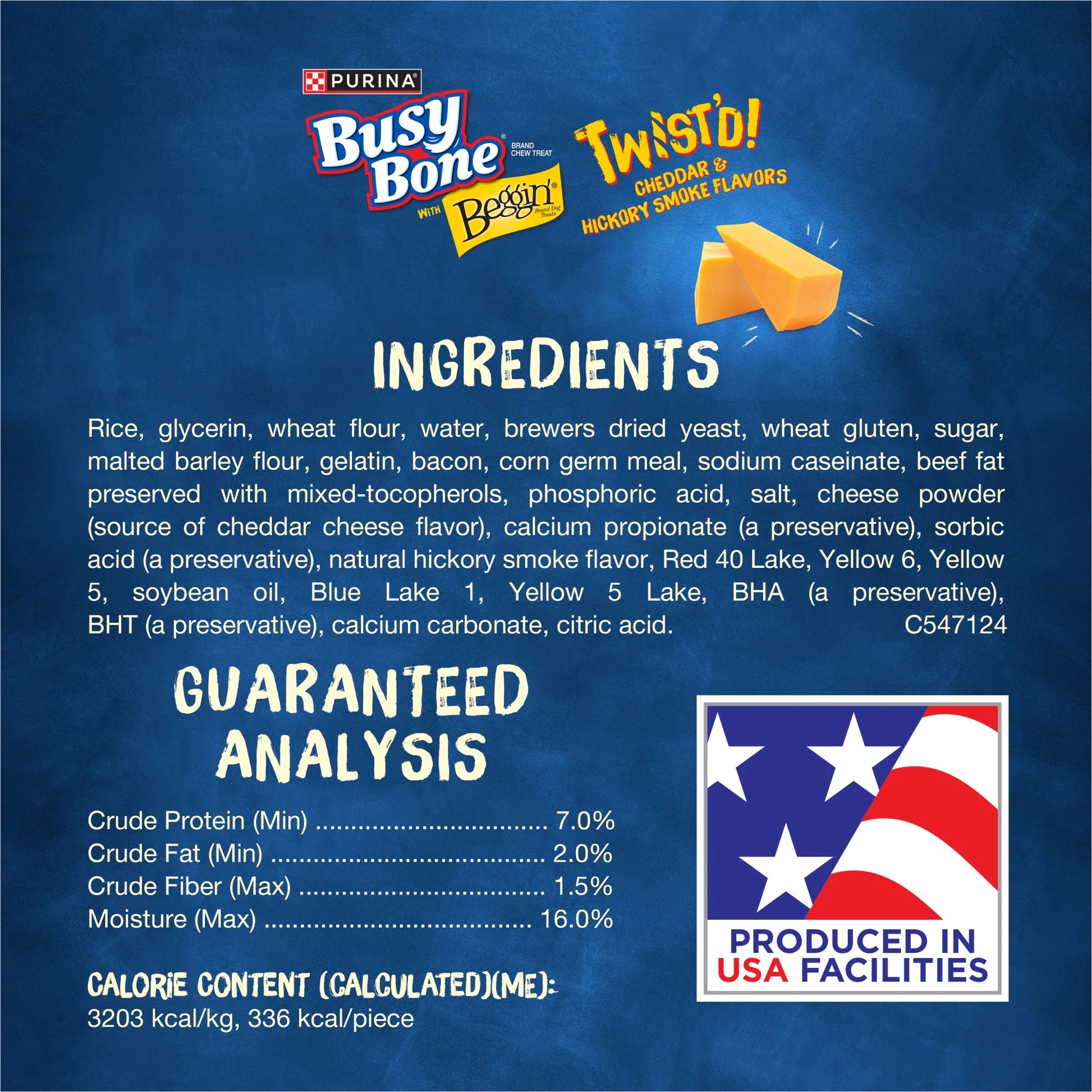 Purina  with Beggin' Twist'D Small & Medium Dog Treats with Cheddar, 36 Oz Pouch (10 Count)