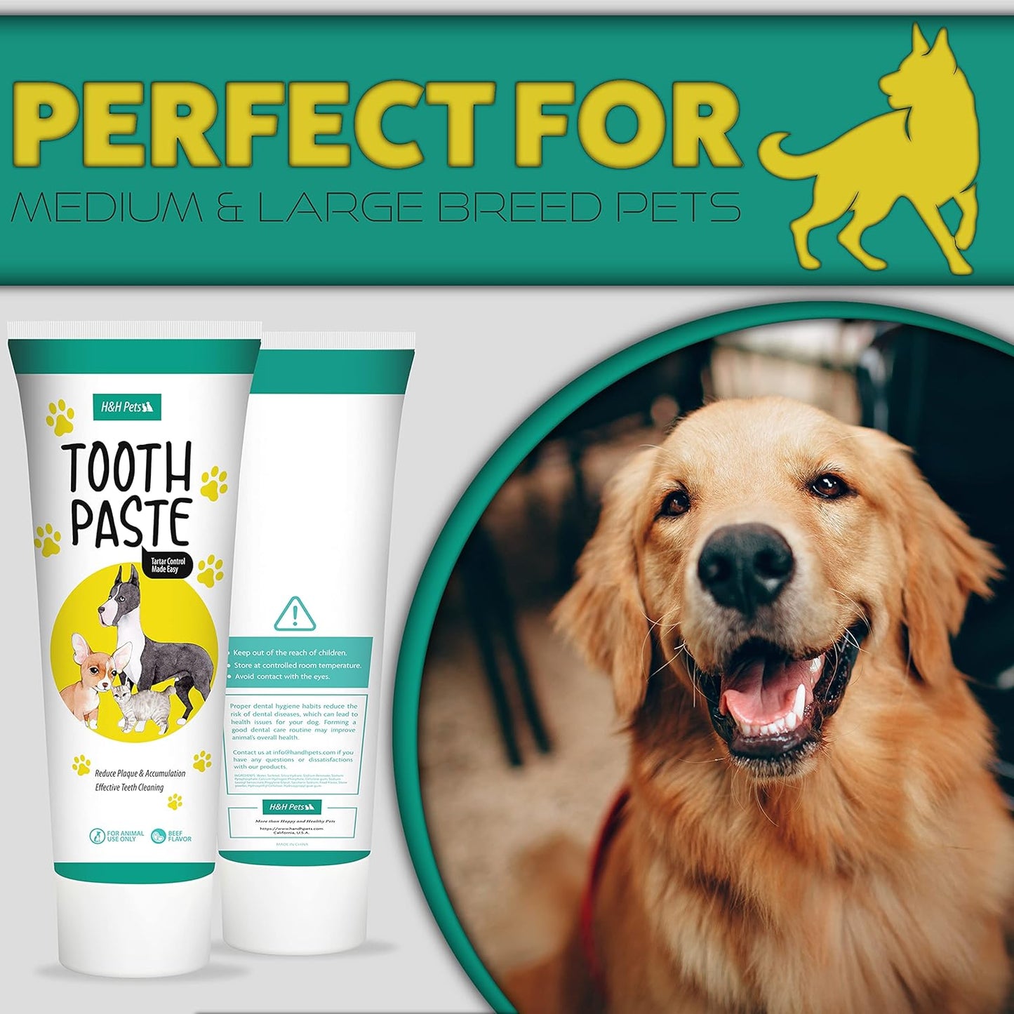 Dog Toothbrushes and Toothpaste Best Professional Cats & Dogs Finger Dental Brush, Dog Brush Set, Perfect for Dogs and Cats, Dog Supplies - Size Small 4 Count 3.5 Oz Toothpaste (100G)